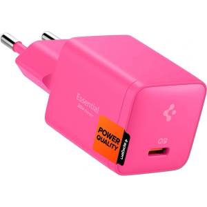 Spigen ee301eu-gan essential 1-port network charger 30w pink (8800283315813)