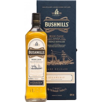 Bushmills Steamship Rum Cask Finish 40% 0,7 l (kazeta)