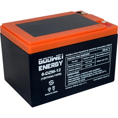 GOOWEI ENERGY 12V 15Ah 6-DZM-12 – Sleviste.cz