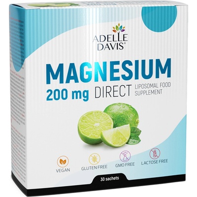 Adelle Davis Magnesium 200mg DIRECT 30 sáčkov