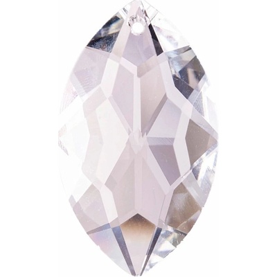 Nefertitis List oválný Feng Shui broušený křišťál čirý 4,8 cm NF29886 - 48 mm