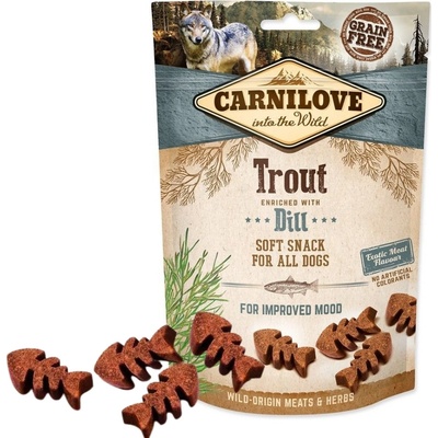 Carnilove Dog Semi Moist Snack Trout enriched with Dill 200 g