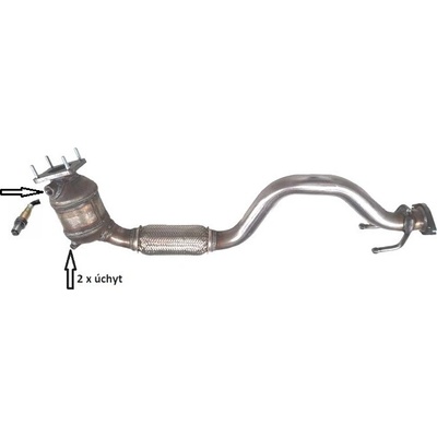 JMJ 1091519Katalyzátor výfuku AUDI A3 2 (03-13) 1.6 FSi , AUDI A3 2 Sportback (03-15) 1.6 FSi , ŠKODA Octavia 2 (04-13) 1.6 FSi , VOLKSWAGEN Golf 5 (03-10) 1.4 FSi , VOLKSWAGEN Golf 5 (03-10) 1.4i 16V