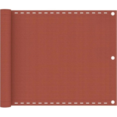 Greatstore Balkonová zástěna cihlová 75 x 600 cm HDPE