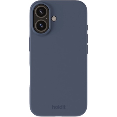 Holdit Гръб Holdit Silicone Case за iPhone 16 - Pacific Blue