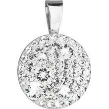 Evolution Group strieborný Swarovski s kryštálmi 33111.1