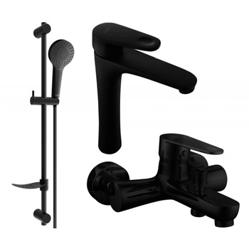 Mexen Kama DF05 комплект за вана, черен - 72513DF05-70 (72513DF05-70)