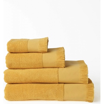 MKLozkoviny Froté uterák Loreta 50 x 100 cm horčicová
