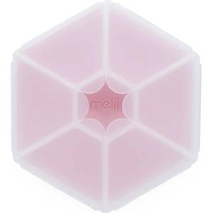 Melii Шестоъгълна кутия за закуски Melii - С 6 отделения, Pink (ML23700)