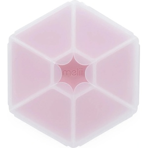 Melii Шестоъгълна кутия за закуски Melii - С 6 отделения, Pink (ML23700)