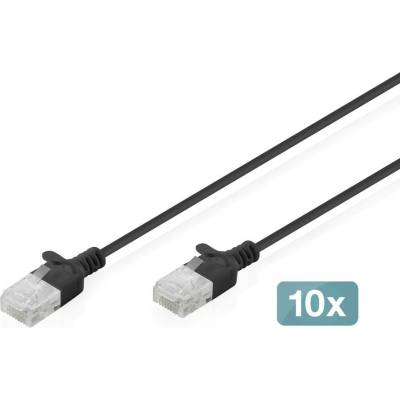 Digitus DK-1618-020S-BL-10 RJ45 CAT 6 U/UTP 2m černý