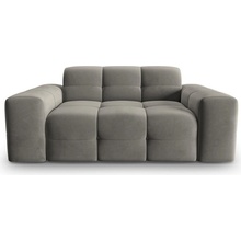 Kendal Micadoni Home zamatová pohovka 156 cm sivá