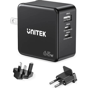 Unitek P1117B Зарядно за мобилни устройства, черен (P1117B)