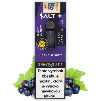 SALT Plus Blackcurrant 20 mg 1 ks