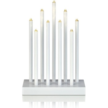 Markslöjd 702588 LED Vianočný svietnik VIIK 9xLED 0,54W 230 3V biela ML0777