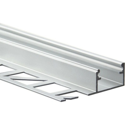 Hliníkový profil pro obklady a dlažbu DH 37x11 mm mléčný difuz 2 m