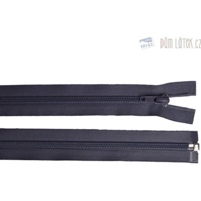 Zips špirálový 6mm deliteľný 50cm tmavosivý