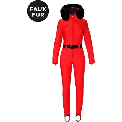 Goldbergh Glisser Faux Border Ski Suit Flame