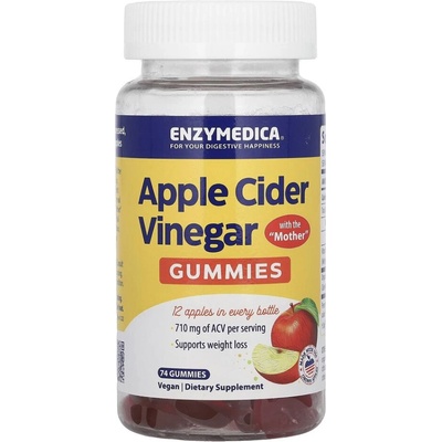 Enzymedica Apple Cider Vinegar Gummies 74 gumových cukríkov