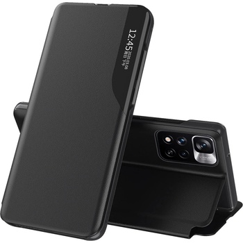 HQWear Елегантен кейс Eco Leather View Case за Poco M4 Pro 5G, Черен (5907769338205)