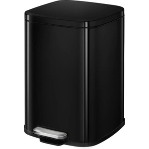 EKO-Europe Кош за отпадъци EKO STELLA с педал (6 л) - черен (EKO 938406 - Black)