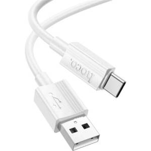 hoco. X107 кабел за данни USB - Type-C, 100 cm, БЯЛ X107_USB_TYPE-C_W (X107_USB_TYPE-C_W)