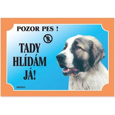 Dafiko Tabuľka kaukazský ovčiak 1 ks