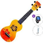 Mahalo Hibiscus Basic SET Hibiscus Orange Burst Сопрано укулеле (MD1HB-ORB-BASIC-SET)