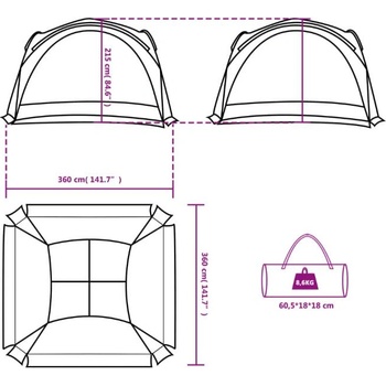 Image 1 of vidaXL 185T (94370)