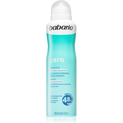 Babaria Deodorant Cero антиперспирант-спрей за чувствителна кожа 200ml