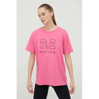 P. E Nation Памучна тениска P. E Nation в лилаво (22PE1T253)