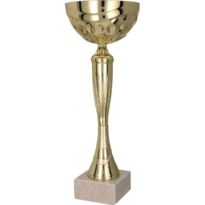 Kovový pohár Zlatý 36,5 cm 14 cm – Zboží Dáma