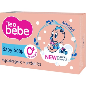 Teo Bebe Сапун Teo Bebe - Бадемово масло и пребиотик, 75 g