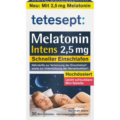tetesept Melatonin Intens 2, 5 mg - 30 таблетки