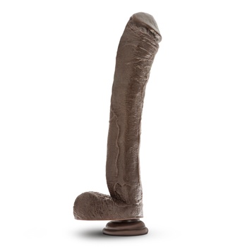 Image 1 of Blush Novelties Dr. Skin Mr. Ed 13 Inch Dildo Chocolate
