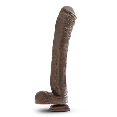 Blush Novelties Dr. Skin Mr. Ed 13 Inch Dildo Chocolate