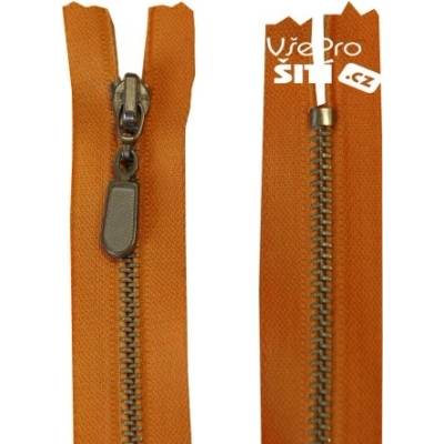 zip kovovy ozdoba ORANŽ N04 2806XX