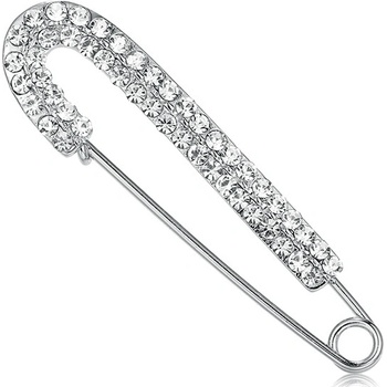 Amparo Miranda Brošňa Spínací špendlík AM3124 Silver