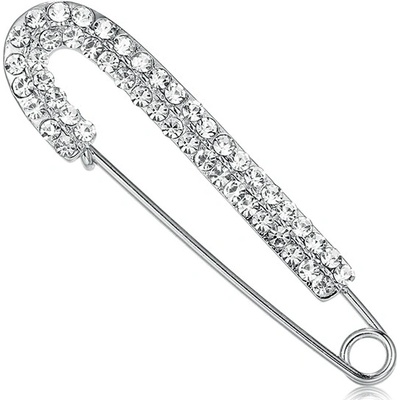 Amparo Miranda Brošňa Spínací špendlík AM3124 Silver