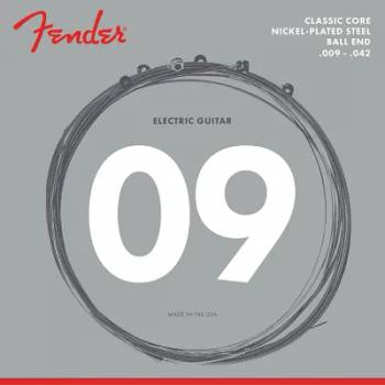 FENDER Струни за електрическа китара Fender CLASSIC CORE 255L - NPS 09-42 BA