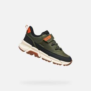 GEOX Каки момчешки маратонки Geox Flexyper Plus Geox | Zelen | Момчешки | 36 - zoot - 157,05 лв