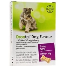 Drontal Dog Flavour 150/144/50 mg 2 tbl