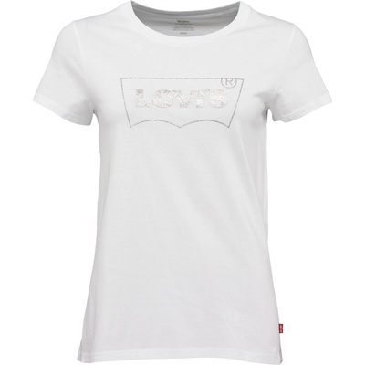 Levi's® Dámske tričko THE PERFECT TEE biela strieborná