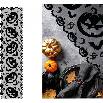 Guirca Behúň - Halloween tekvice 45x200 cm