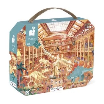 Image 1 of Janod - Пъзел в куфарче - Природо-научен музей - 100 части (J02606)