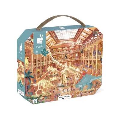 Janod - Пъзел в куфарче - Природо-научен музей - 100 части (J02606)