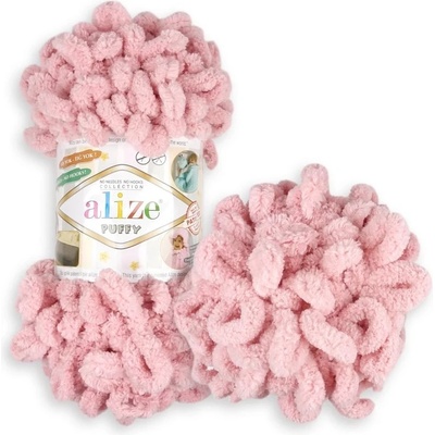 Alize Puffy 161 pudrově růžová