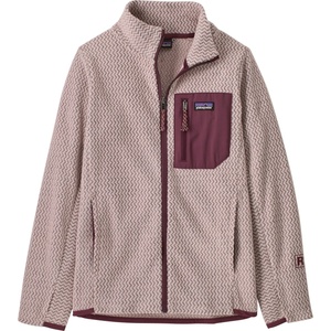 Patagonia Детско поларено яке Patagonia Kid's R1 Air Full-Zip Jacket Fleece jacket - Pink Frost (703-5296-1014)