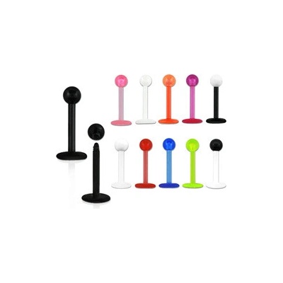 Piercingate labreta PLA00275 bílá
