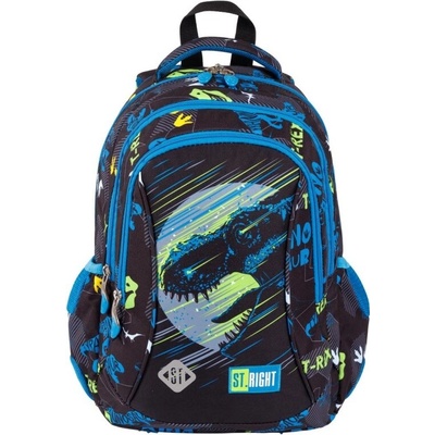 Menší školní/volnočasový batoh Dinosaurus, 20l, 3 komory, BP26, rozměry 39 x 27 x 17 cm
